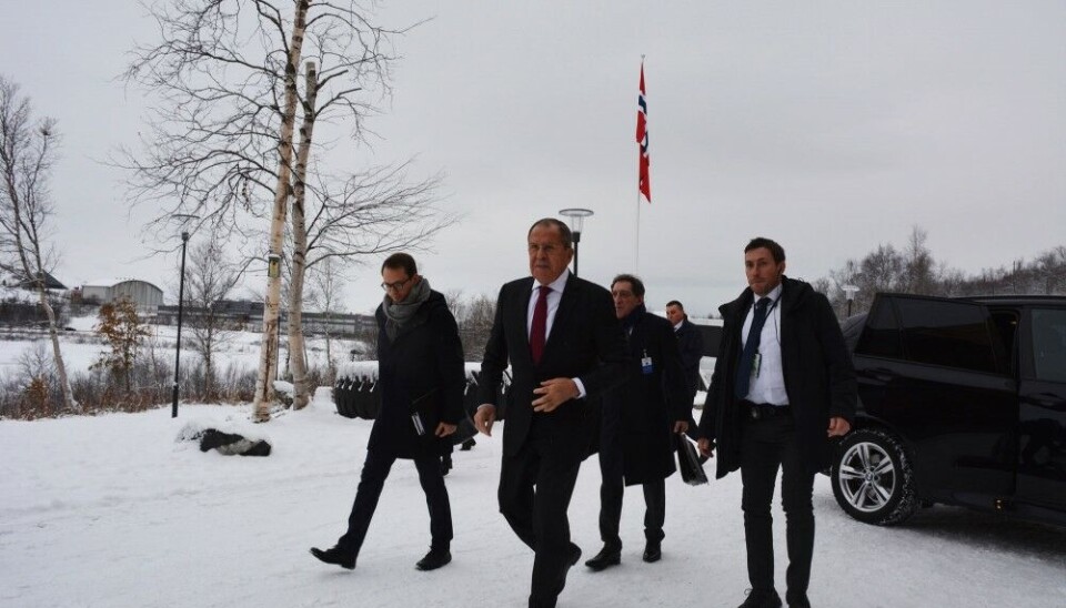 Sergei Lavrov and Russia is kicked out of the Barents Council following the onslaught on Ukraine. In 2019, Lavrov visited Kirkenes, Norway. Photo: Atle Staalesen