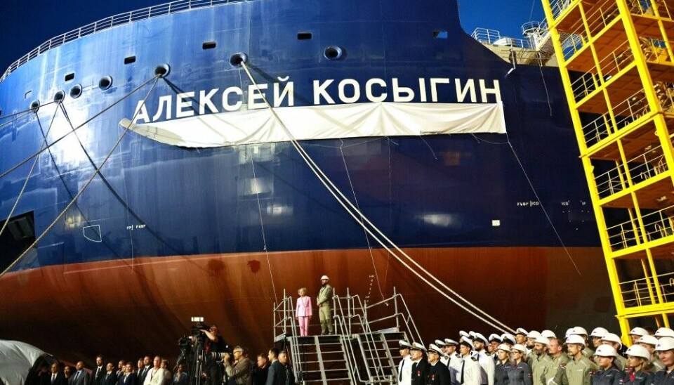 Ship godmother of LNG tanker Aleksei Kosygin is medical doctor and United Russia representative Tatiana Kurleeva. Photo: Kremlin.ru