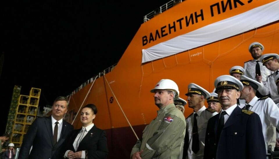 Ship godmother of the Valentin Pikul is pilot, astronaut and United Russia representative Elena Serova. Photo: kremlin.ru