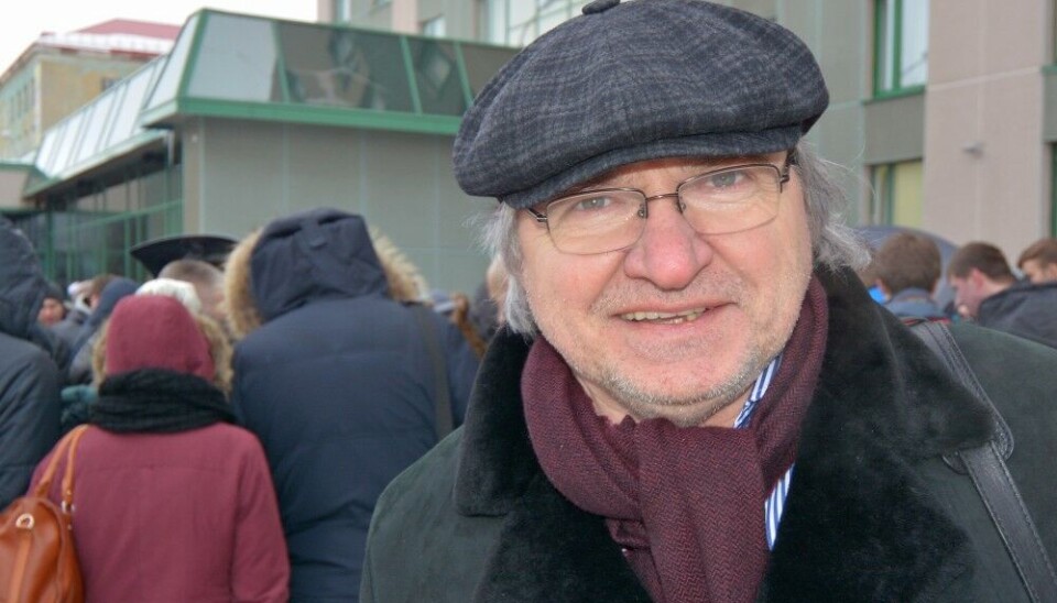 Nuclear safety expert Aleksandr Nikitin . Photo: Thomas Nilsen