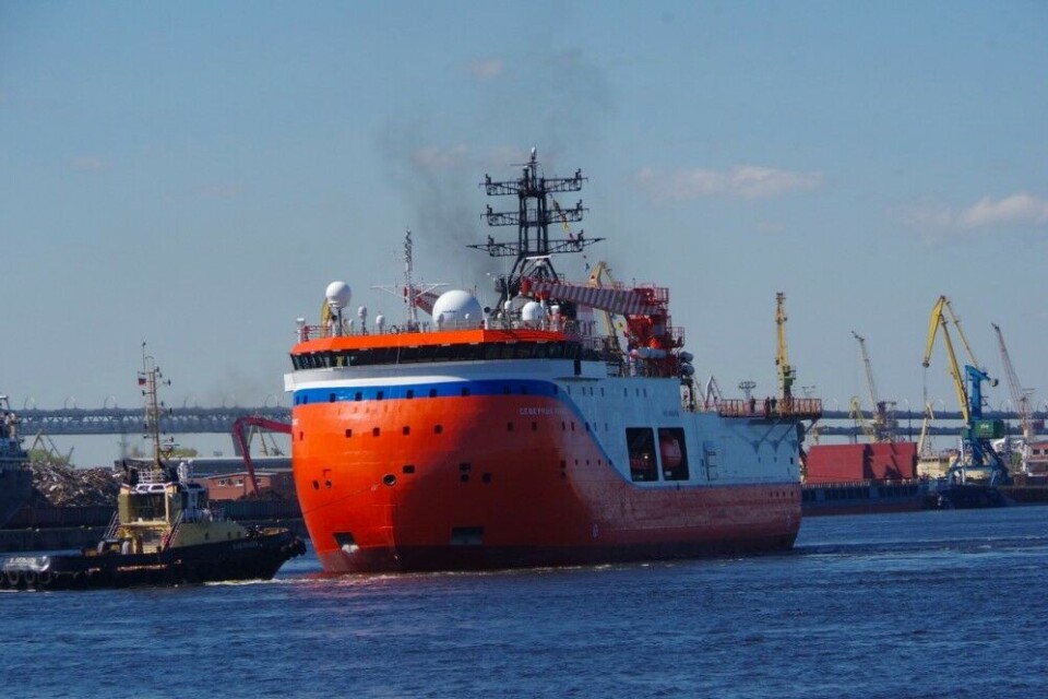 The 'Severny Polyus' is ready for sea trials. Photo: Admiralty Yard