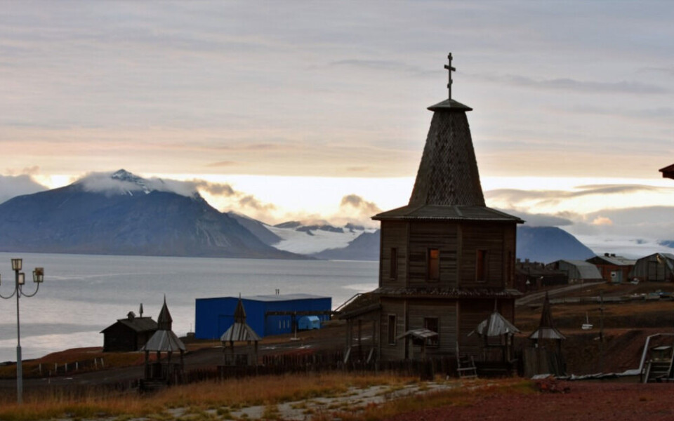 The Orthodox Church in Barentsburg, a Russian mining town in Norway's Svalbard archipelago. Photo: Thomas Nilsen