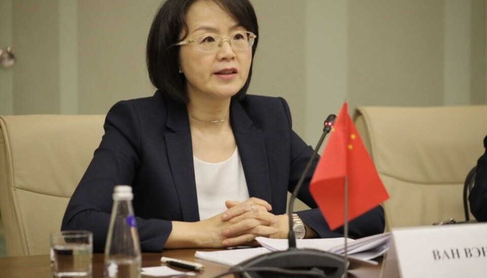 Wang Wenli is China’s General Consul in St. Petersburg. Photo: Aleksandr Tsybulsky on VK