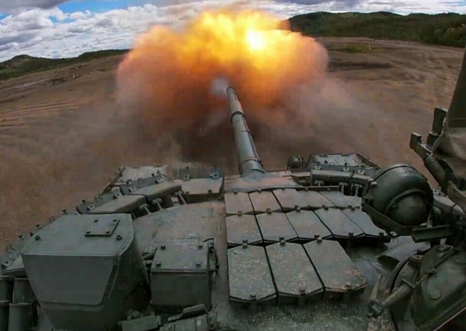 The Northern Fleet now has more than 40 modernised T-80BVM tanks. Photo: mil.ru