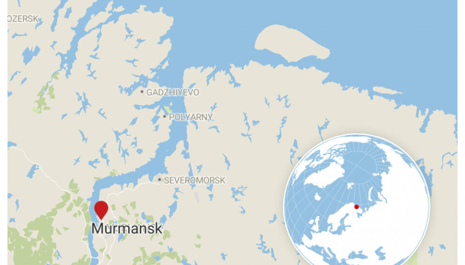 Murmansk is located a few kilometers away from the Barents Sea