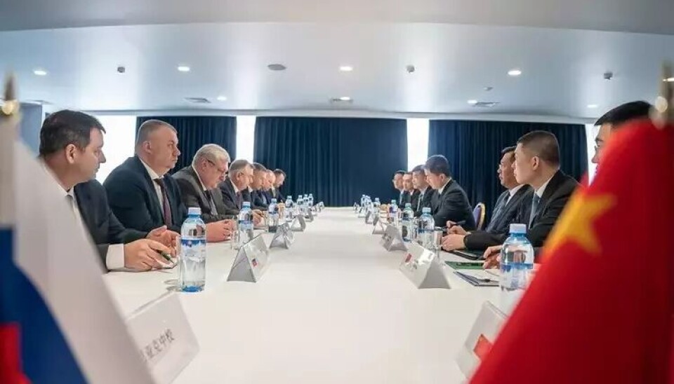 Russian-Chinese Arctic security cooperation: top FSB Border Guards officials and the leaders of the Chinese Coast Guard meet in Murmansk in April 2023. Photo: Murmanski Vestnik