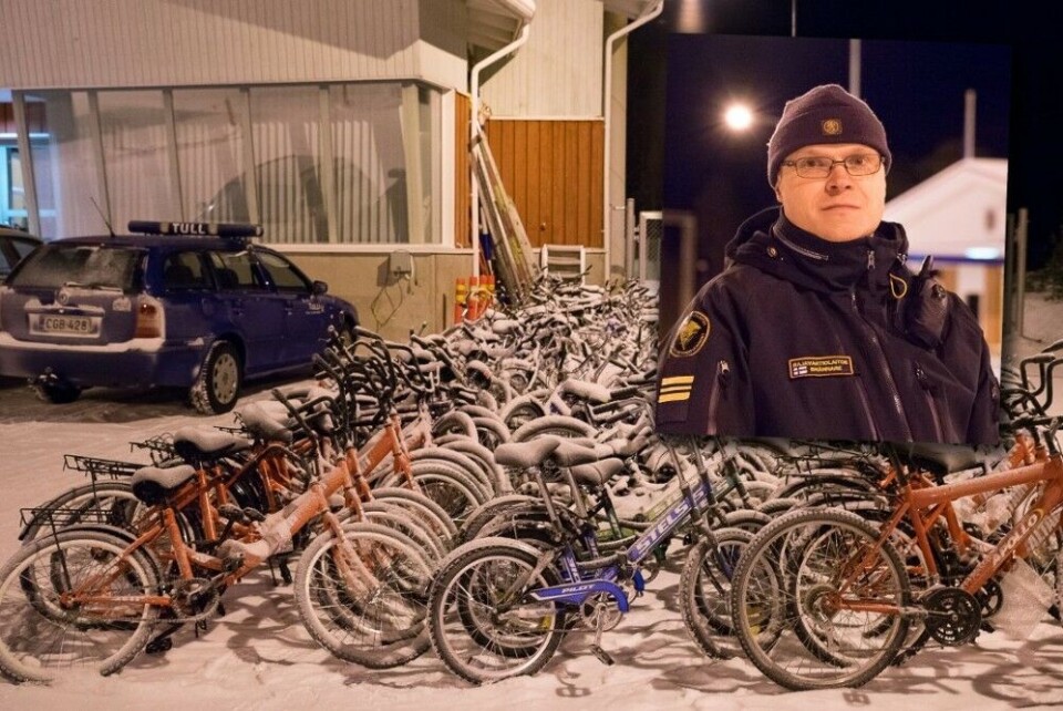 No asylum seekers on bicycles have entered Finland in the north since the day before Christmas Eve. Jani Brännare is Head of Raja-Jooseppi border checkpoint. Photos: Ole-Tommy Pedersen / Finnmarken.