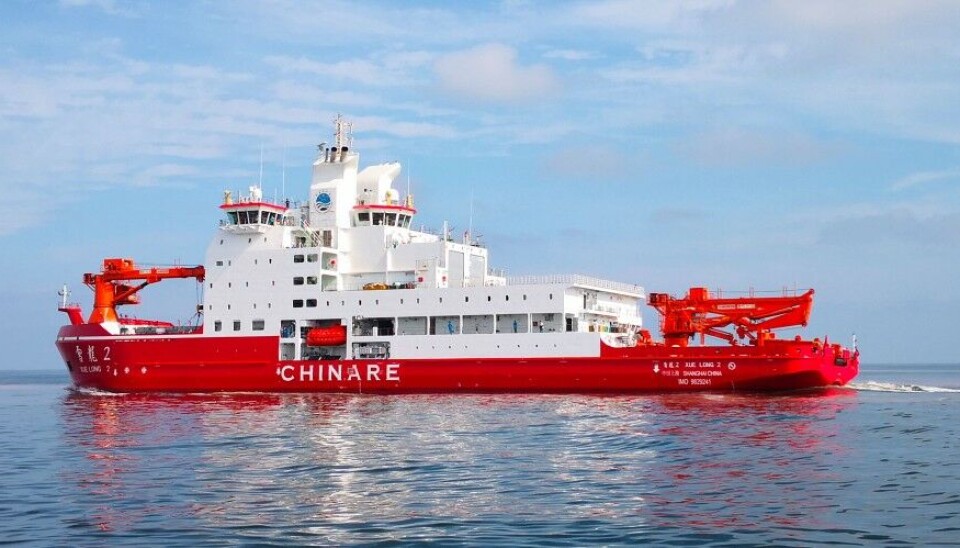 The Xuelong-2 is designed by Finnish company Aker Arctic. Photo: Aker Arctic