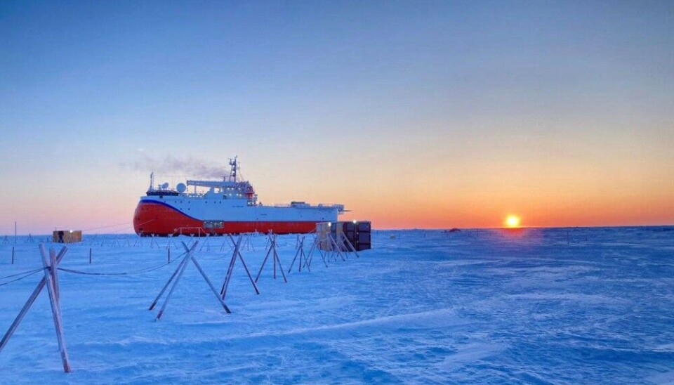 The Severny Polyus is capable of drifting autonomously for up to two years in Arctic sea-ice. Photo: Roshydromet