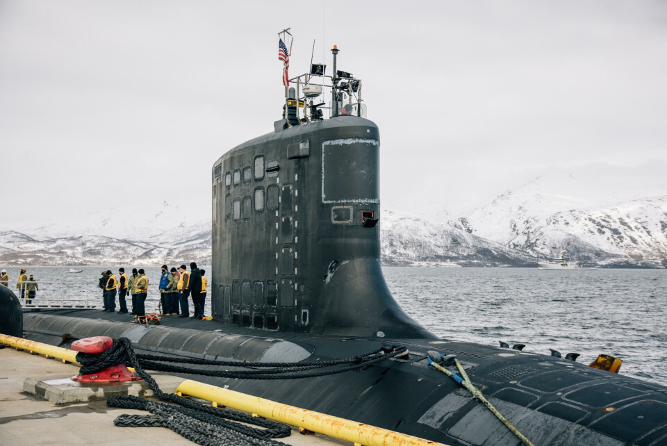 The “USS New Mexico” at port in Tromsø. Photo: Helene Sofie Thorkildsen/Forsvaret
