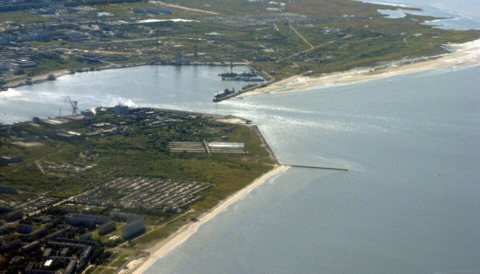 Severodvinsk on the coast of the White Sea has two submarine yards today, the Zvezdockha and Sevmash. The new yard is planned for the area to the left in this image. Photo: Thomas Nilsen