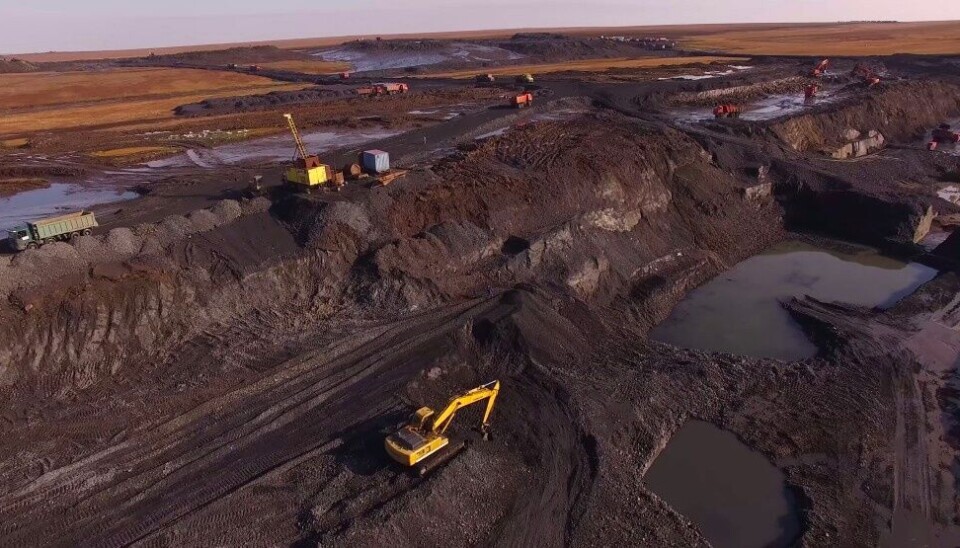According to Russian government plans, massive volumes of coal from the far northern Taymyr Peninsula are to be exported through the Northern Sea Route. Photo: screenshot of video by Vostok Coal