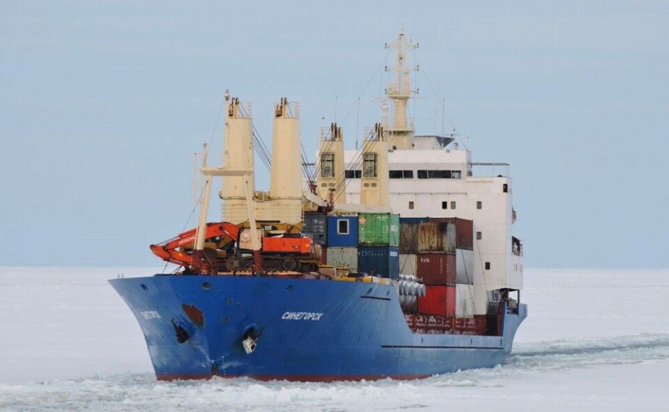 Cargo vessel 'Sinegorsk' is among the vessels operated by the Arctic Shipping Company. Photo: Ashipping.ru