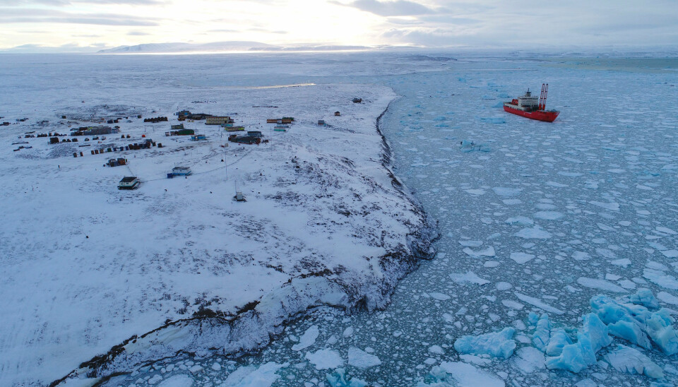 The Baranov ice base is located at 79° North. Photo: aari