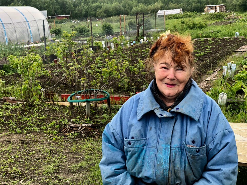 PERFECT WITH CONTACTS: Nina Akeseyevna knows there is danger of ferocity when the war starts. She has seen the war and knows peace is better.