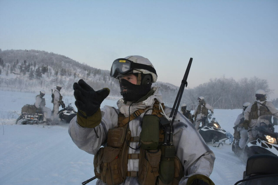 Norwegian border guards. Photo: Atle Staalesen