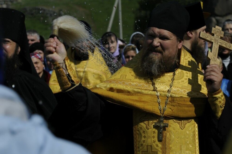 Holy water. Photo: Thomas Nilsen