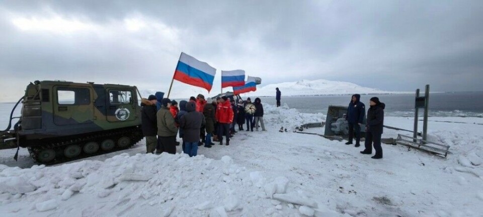 На Шпицбергене Россия теперь маневрирует камуфляжным вездеходом, происходящим из норвежских вооруженных сил