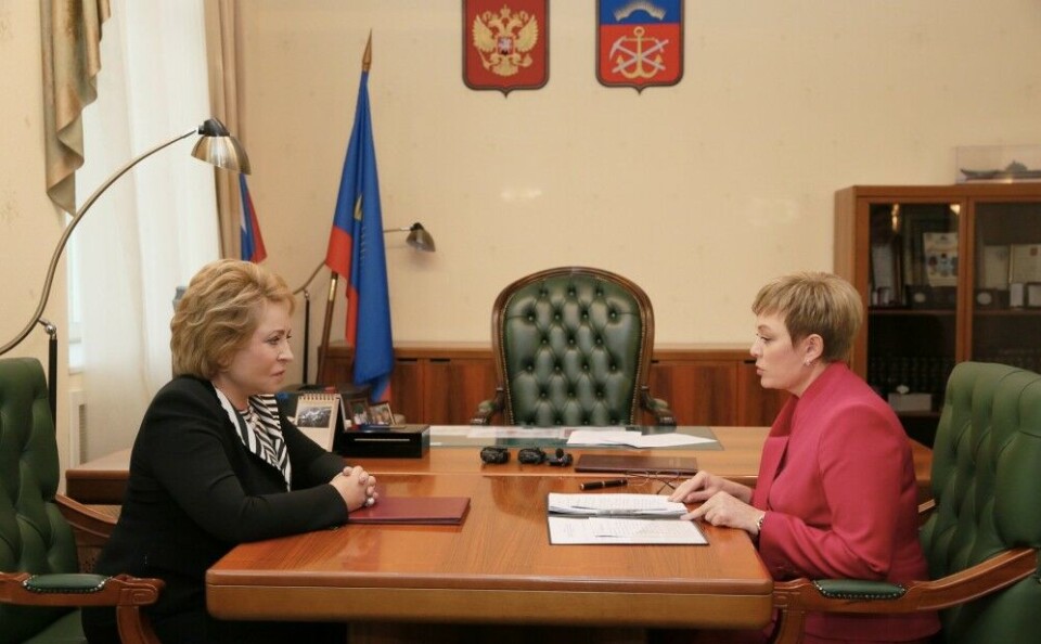 Valentina Matvienko and Murmansk Governor Marina Kovtun. Photo: Council.gov.ru
