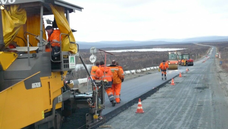 A few years ago, the road Murmansk to Norway was upgraded. Photo: Thomas Nilsen