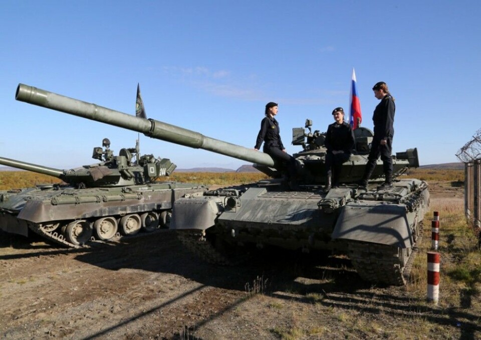 Women display tank skills on Tank Driver's Day. Photo: mil.ru