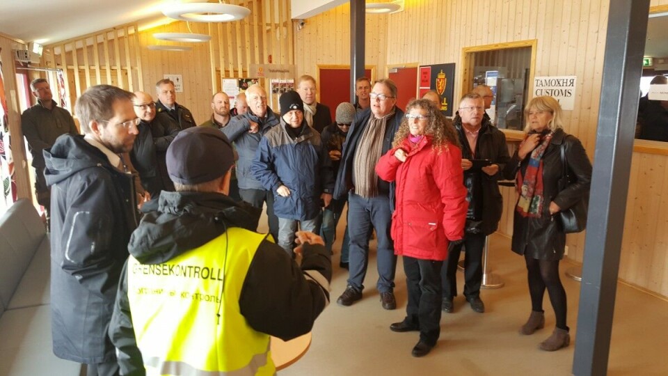 No space for E-Gates at Storskog passport control facilities. Photo: Thomas Nilsen