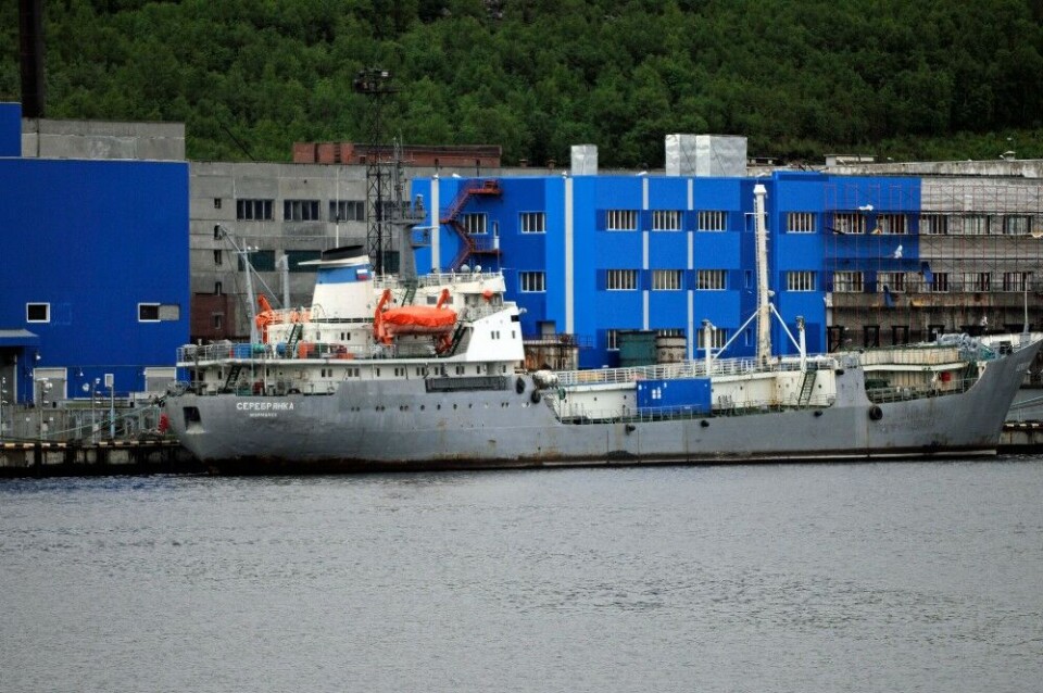 'Serebryanka' at port in Murmansk. Photo: Thomas Nilsen