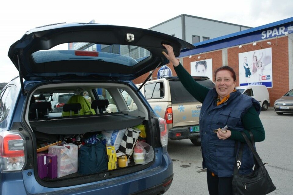 Nadezhda likes to cross the border to Kirkenes for shopping. Photo: Thomas Nilsen