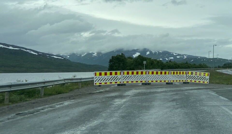 No free movement across the border between Sweden and Norway here at Umbukta. Photo: Thomas Nilsen