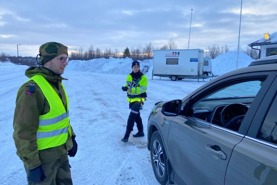 Neiden border check-point on the road from Norway to Finland in the northeast. Photo: Thomas Nilsen