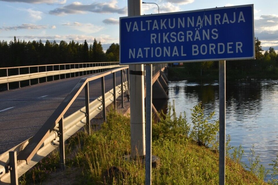 Ingvar Kamprand was traveling in the border areas between Sweden and Finland in the Torne vally. Photo: Thomas Nilsen