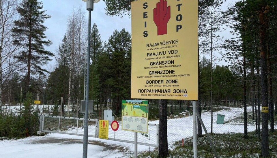 The Finnish-Russian border is closed. Photo: Atle Staalesen