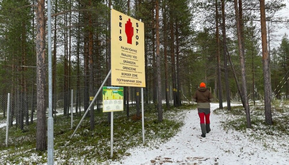 The Finnish border to Russia. Photo: Atle Staalesen