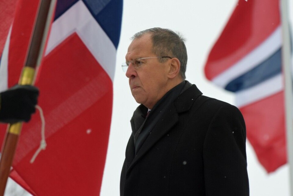 Sergey Lavrov. Photo: Thomas Nilsen