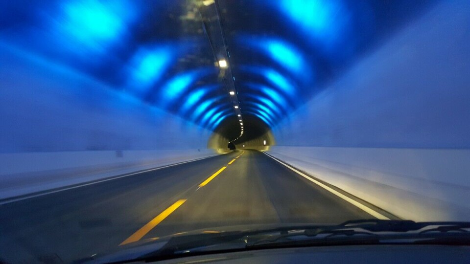 The new tunnel on highway E105. Photo: Thomas Nilsen