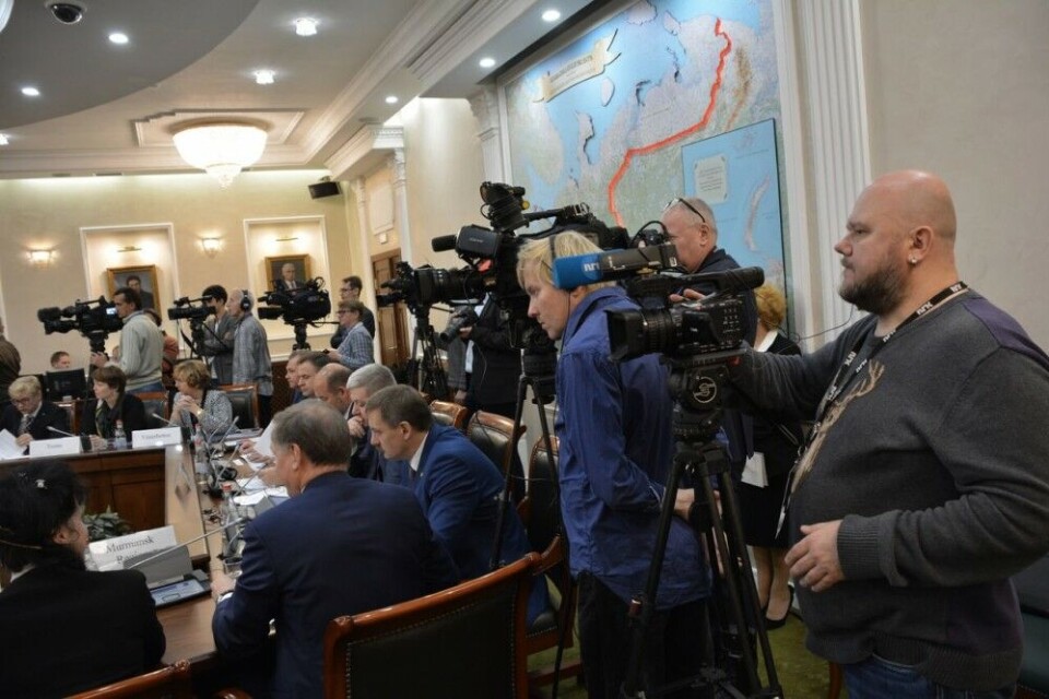 Foreign media in Russia. Photo: Atle Staalesen