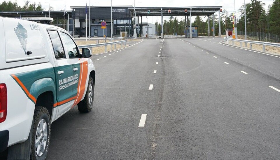 Quiet at Raja-Jooseppi, Finland's northern border checkpoint to Russia. In November, traffic here was counted to only 235 persons. That is eight people per day in average. Photo: Finnish Border Guards
