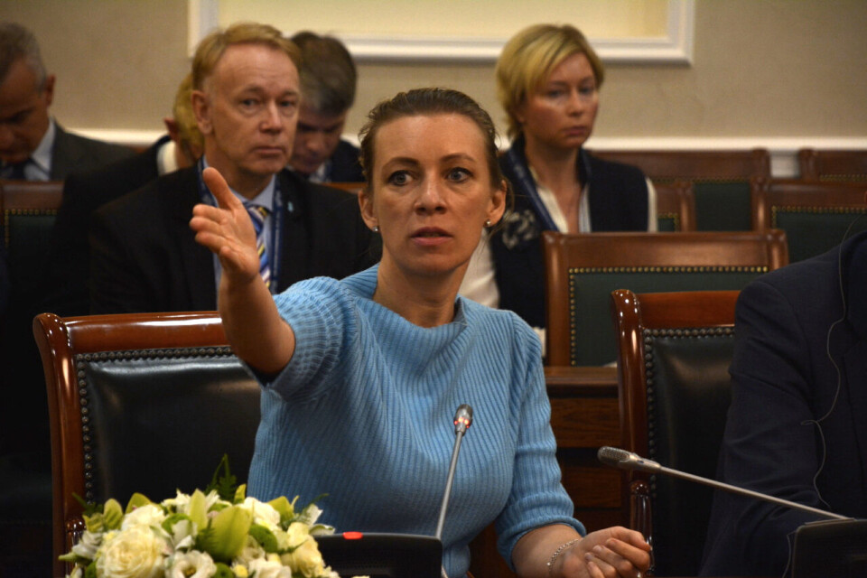Russian Foreign Ministry Spokeswoman Maria Sakharova. Photo: Atle Staalesen