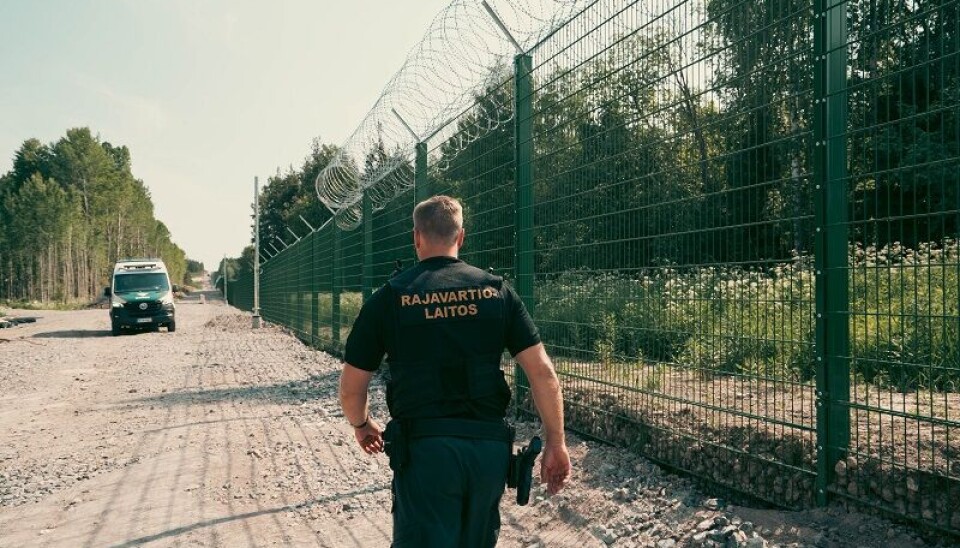 Construction of Finland’s new barbed wire fence is in full swing in the south and will include northern areas near Salla and Raja-Jooseppi with a start in 2024. Photo: Raja - Finnish Border Guard