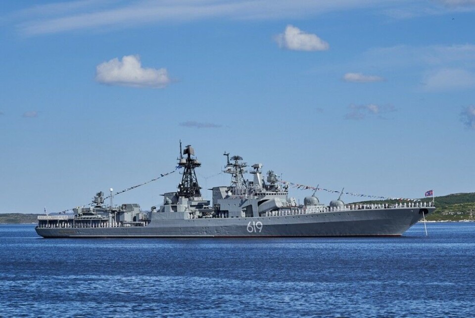 28 combat ships participated in Northern Fleet Navy Day parade