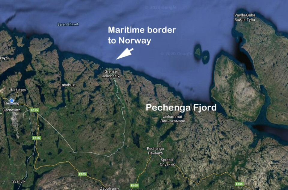 Map: Barents Observer / Google Earth