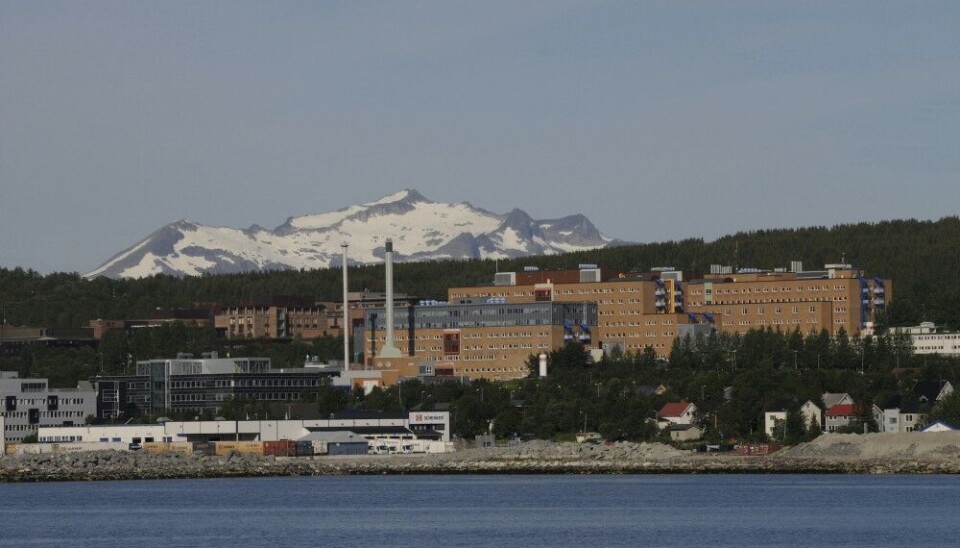 University hospital of North Norway (UNN) is only stone’s throw from the waterfront of Breivika industrial harbour area. Photo: Thomas Nilsen