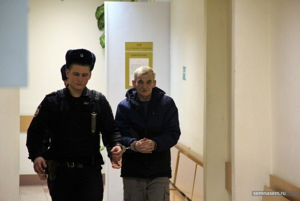 Yuri Dmitriev in prison. Photo: Sergey Markelov, 7x7-journal.ru