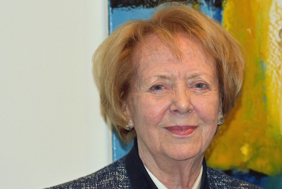 Former President of Iceland Vigdís Finnbogadóttir. Photo: Thomas Nilsen
