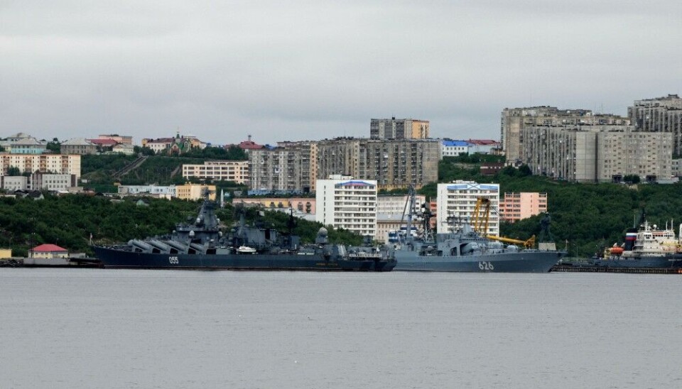 Severomorsk is the main base of the Northern Fleet. Photo: Thomas Nilsen