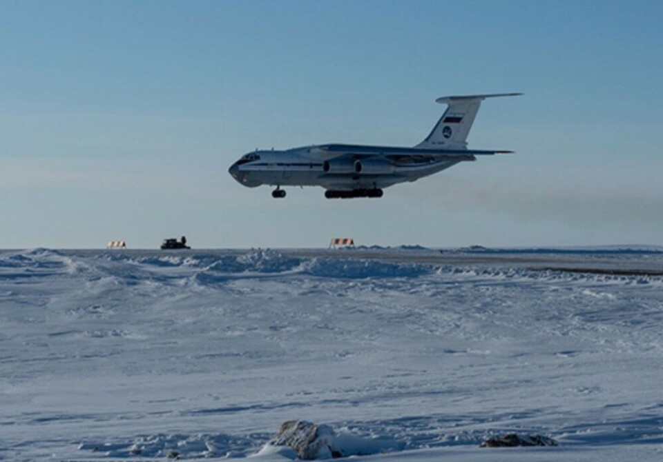 Il-76 landing in Nagurskoye airfield. Photo: Mil.ru