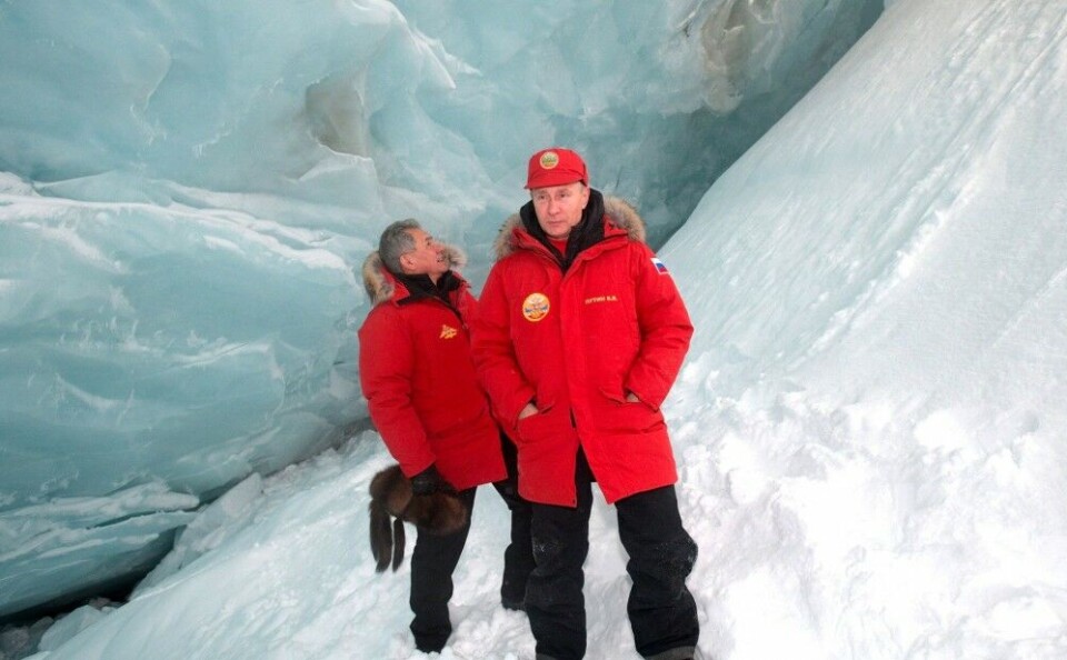 Vladimir Putin in 2017 visited the Franz Josef Land together with Defense Minister Sergey Shoigu. Photo: Kremlin