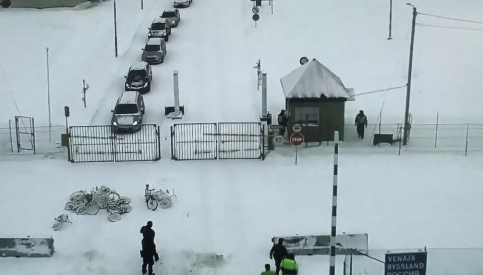 Checkpoint Vartius. Photo: Finnish Border Guard Service