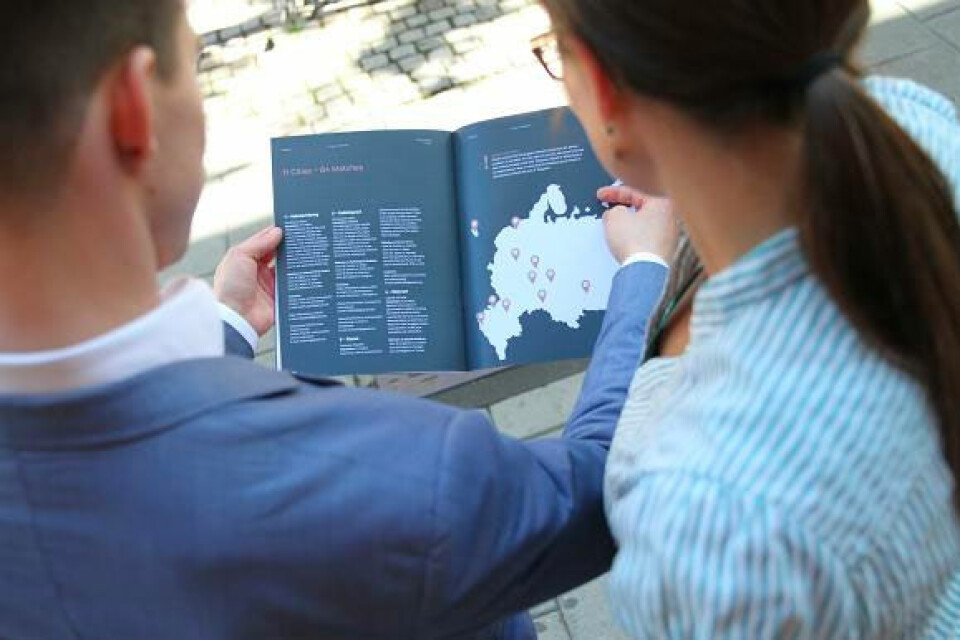 The Handbook For journalists covering the 2018 World Cup in Russia. Photo: nhc.no