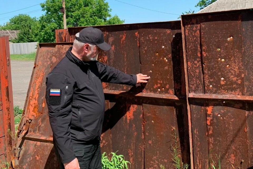 Vladimir Uyba in early June visited Russia-occupied Luhansk. Photo: press office of the Komi Governor